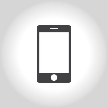 Smartphone kutsal kişilerin resmi, vektör Icon set