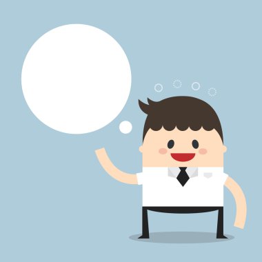 işadamı boş balon