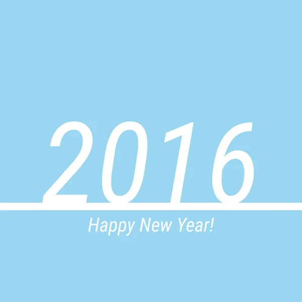 Creativo felice anno nuovo 2016 design . — Vettoriale Stock