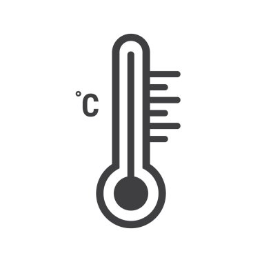 Termometre Vektör Simgesi