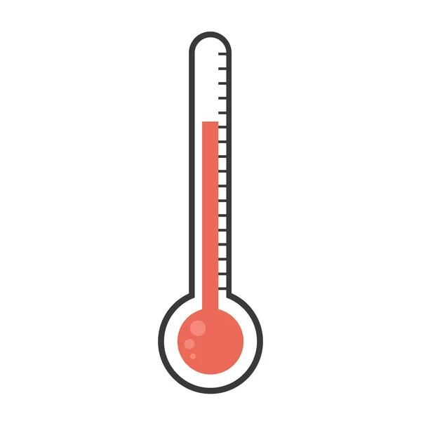 Thermomètre icône vecteur eps10 . — Image vectorielle
