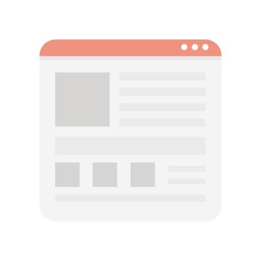 vektör düz tarayıcı tasarım düz tasarlamak vektör 