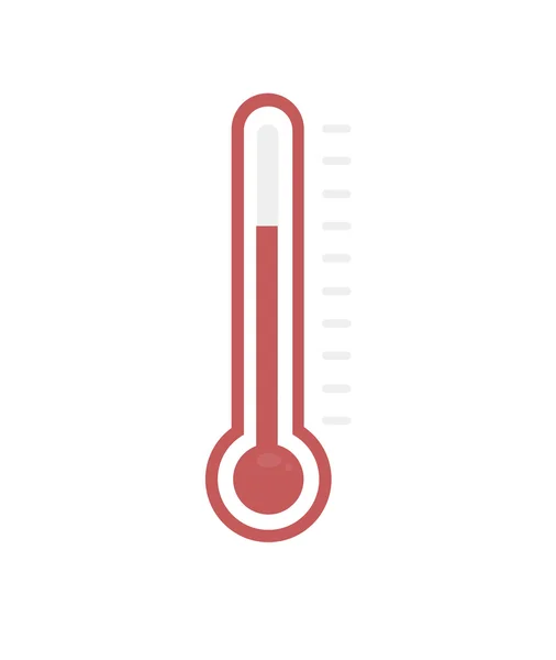 Icono del termómetro, vector de diseño plano . — Archivo Imágenes Vectoriales