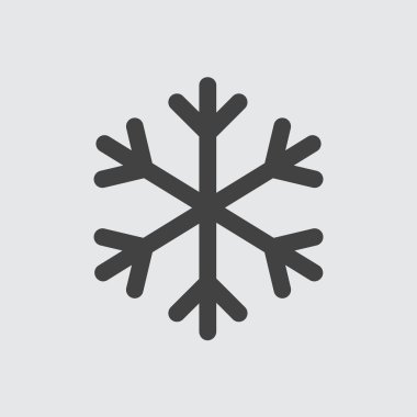 Karlı havalarda simgesi illüstrasyon izole vektör işareti simgesi