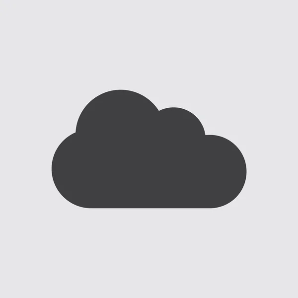 Ícone de nuvem, ícone de nuvem vetorial eps10 . — Vetor de Stock
