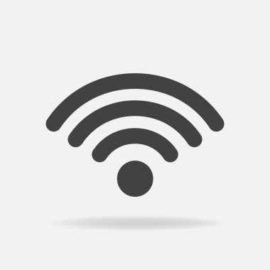 WiFi kutsal kişilerin resmi, vektör tasarım illüstrasyon eps10.