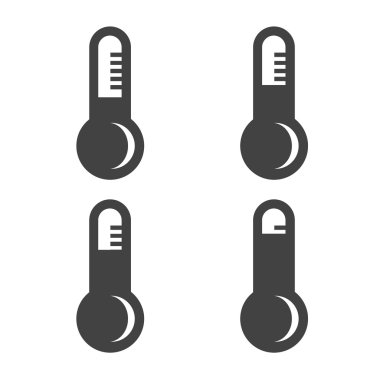 Termometre kutsal kişilerin resmi, vektör tasarım illüstrasyon eps10.