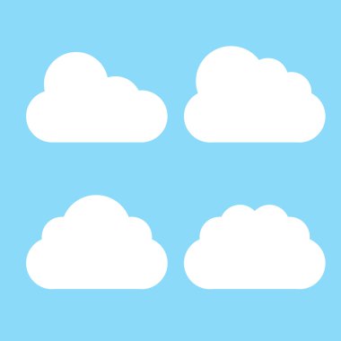 Bulut simge vektör, vektör tasarım illüstrasyon eps10.