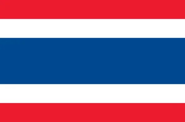 Thaïlande Drapeau, illustration vectorielle eps10 . — Image vectorielle