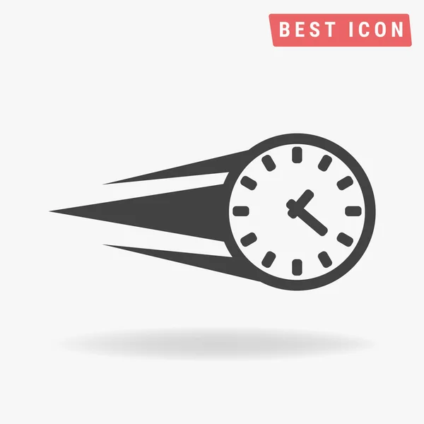 Icono del tiempo. Vector de icono de tiempo . — Vector de stock