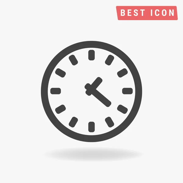 Icono del tiempo. Vector de icono de tiempo . — Vector de stock