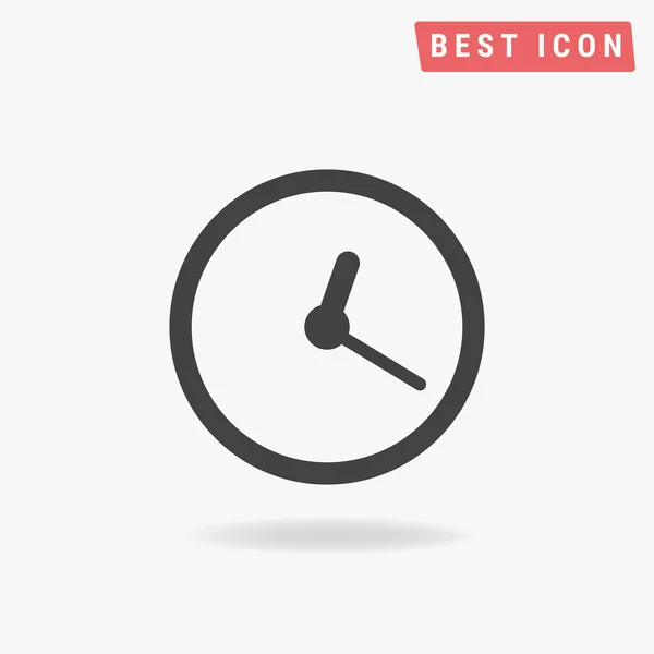 Reloj vector icono. Icono del reloj eps10 — Vector de stock