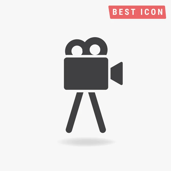 Video camera icon vector, video camera icon eps10 — Stock Vector