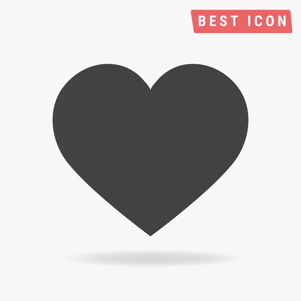 Heart Icon Vector, illustration vectorielle eps10 . — Image vectorielle