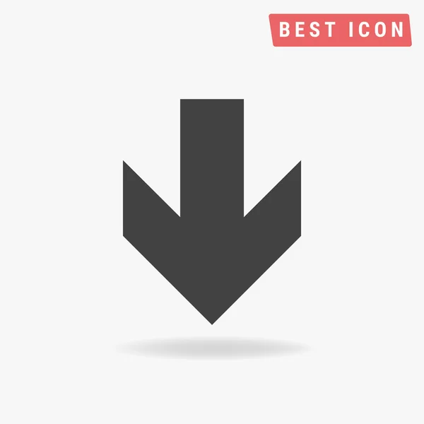 Icono de flecha, ilustración de diseño vectorial eps10 . — Vector de stock