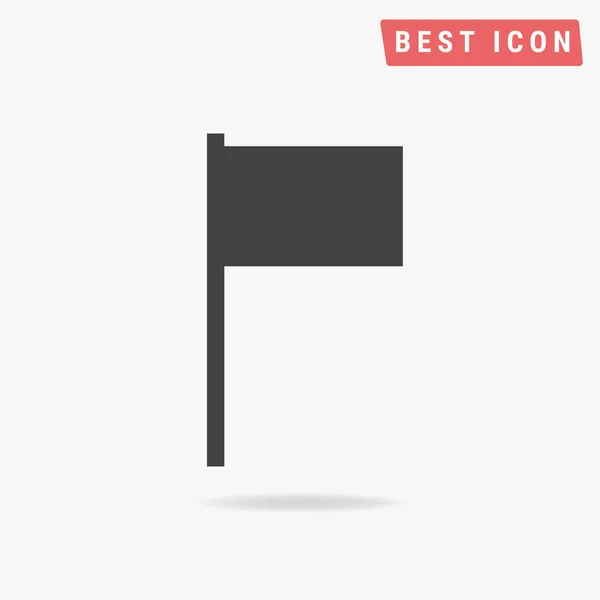 Icône drapeau, illustration vectorielle eps10 . — Image vectorielle