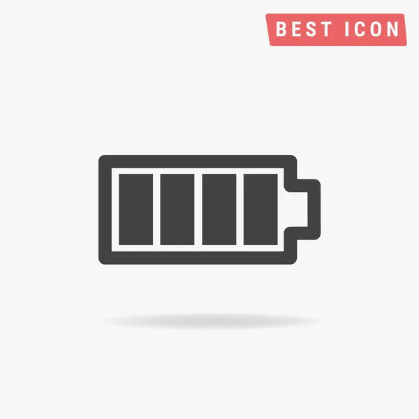 Icona della batteria, illustrazione grafica vettoriale eps10 . — Vettoriale Stock