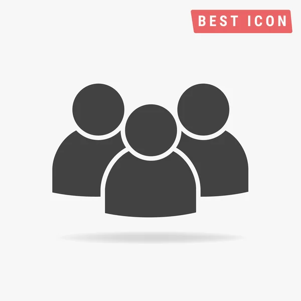 People Icon, illustrazione grafica vettoriale eps10 . — Vettoriale Stock