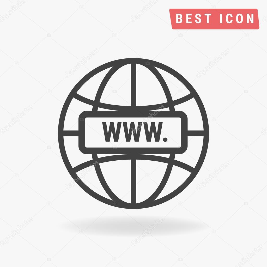 Internet Icon Vector, Internet Icon Flat