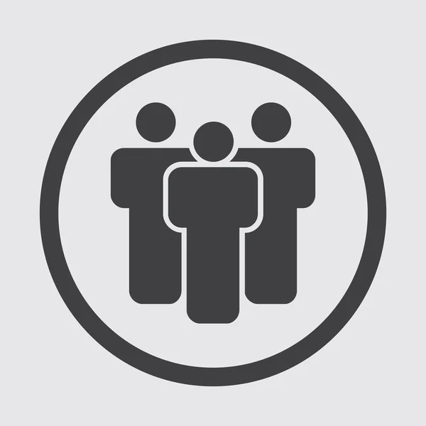 People Icon, grafica vettoriale eps10 . — Vettoriale Stock