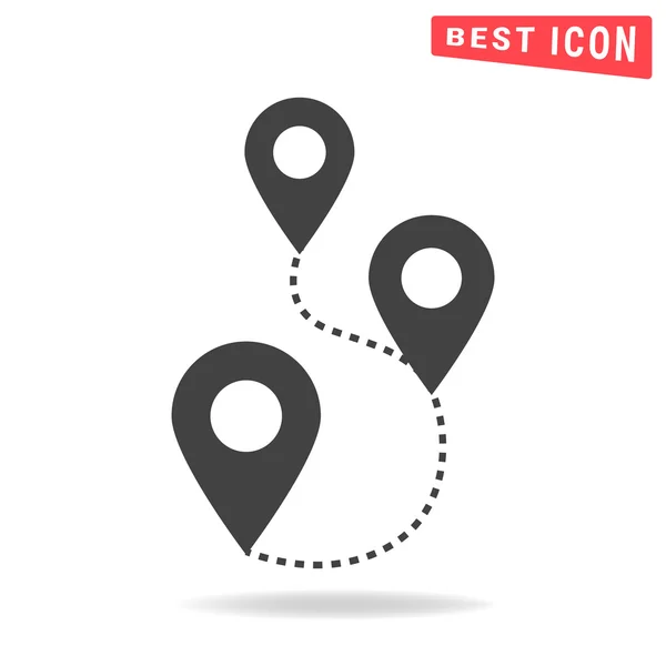 GPS ikon, vektoros illusztráció design eps10. — Stock Vector