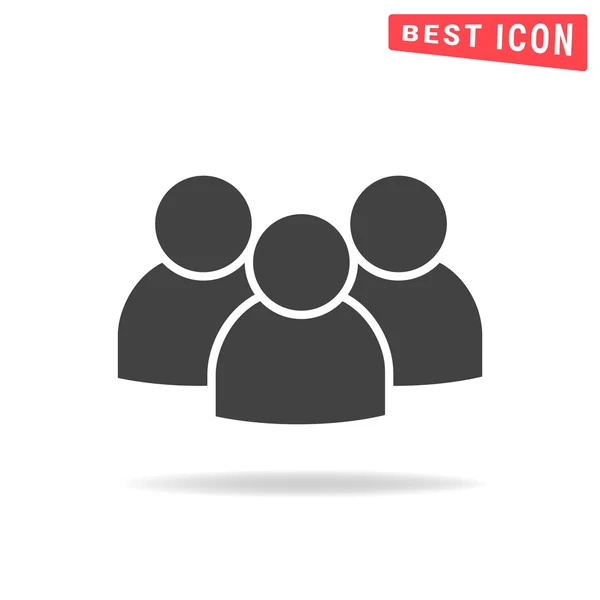 People Icon, grafica vettoriale eps10 . — Vettoriale Stock