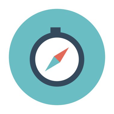 Pusula simgesini vektör, vektör çizim tasarım eps10.