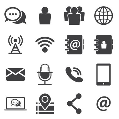 Icon set başvurun, vektör çizim tasarım eps10.