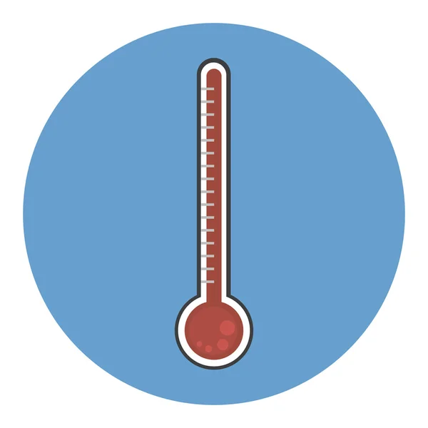 Ícone do termômetro, desenho de ilustração vetorial eps10 . — Vetor de Stock
