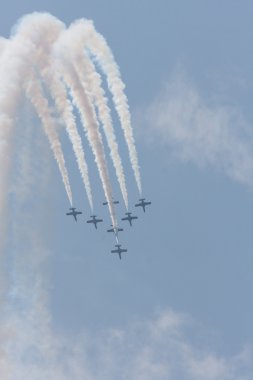 Cadiz, 13 Eylül 2009: Cadiz, Endülüs, İspanya düzenlenen ikinci airshow.