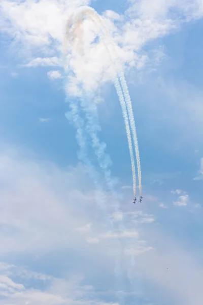 Cádiz, 13 de setembro de 2009: Segundo show aéreo realizado em Cádiz, Andaluzia, Espanha . — Fotografia de Stock