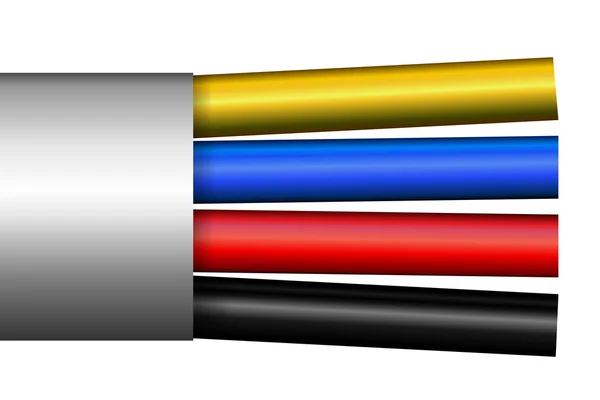 Векторная иллюстрация кабеля . — стоковый вектор