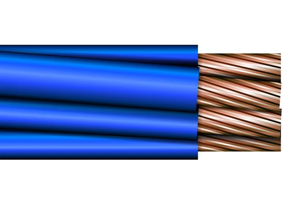 Ilustración vectorial del cable . — Archivo Imágenes Vectoriales