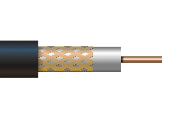 Bir kablo vektör çizim.