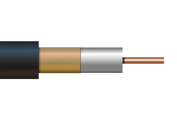 Ilustración vectorial del cable . — Vector de stock