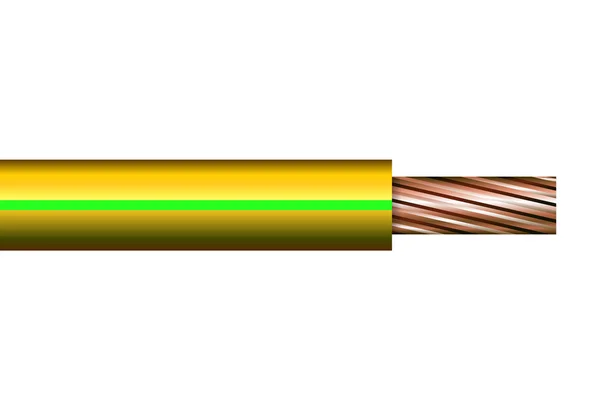 Vectorillustratie van een kabel. — Stockvector