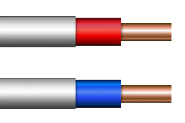 Vectorillustratie van een kabel. — Stockvector