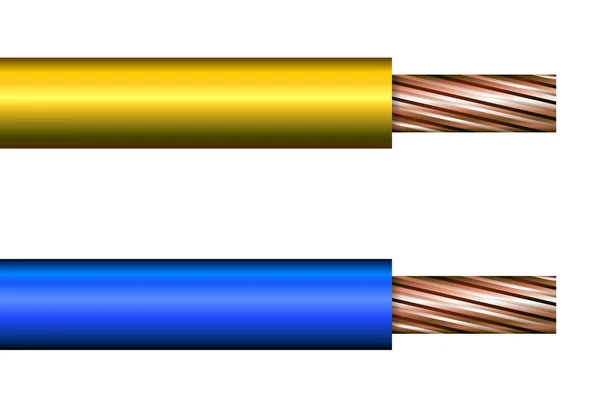 Bir kablo vektör çizim.