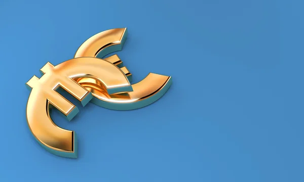 Altın euro işareti.