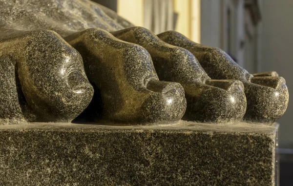 Деталі Скульптури Атлантів Біля Ермітажу Санкт Петербурзі — стокове фото