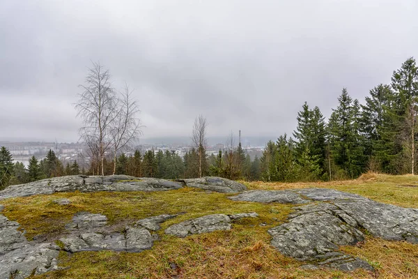 Hermosas Vistas Naturales Desde Montaña Kuhavuori Parque Fue Establecido 1874 — Foto de Stock