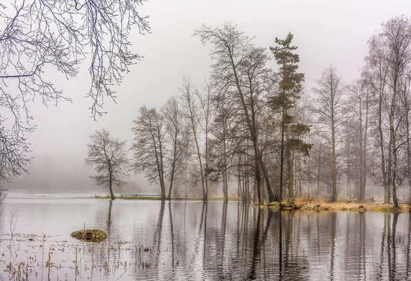 Spill Vuoksa River Priozersk Corella Fortress — Stock Photo, Image