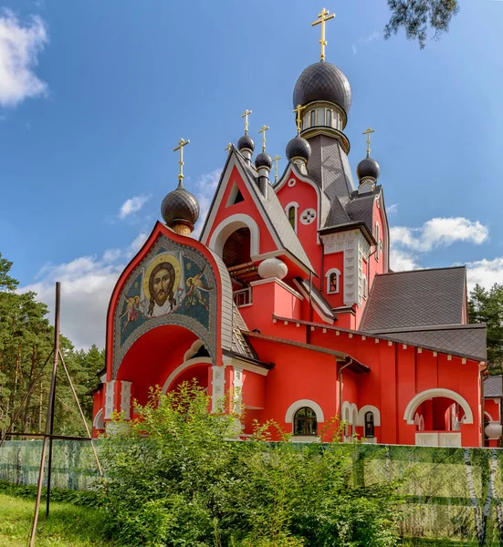 Church of the Ascension of the Lord in the agricultural town of Zhdanovichi in Belarus.