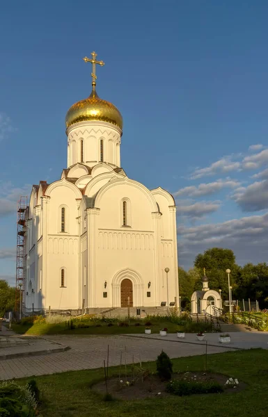Iglesia Intercesión Virgen María Minsk Pobediteley Ave Belarús Consultado Agosto —  Fotos de Stock