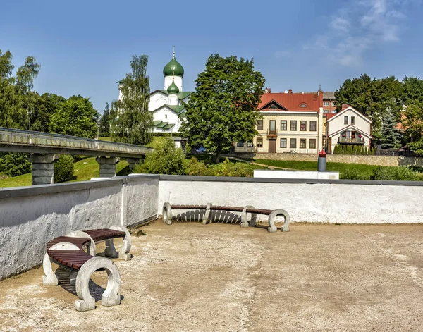 Igreja Epifania Zapskovye Uma Igreja Ortodoxa Pskov Monumento História Cultura — Fotografia de Stock