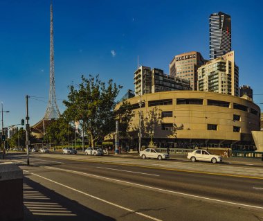 St Kilda Road, Melbourne, Victoria, Australia December 20, 2013. View of the Art Center. 