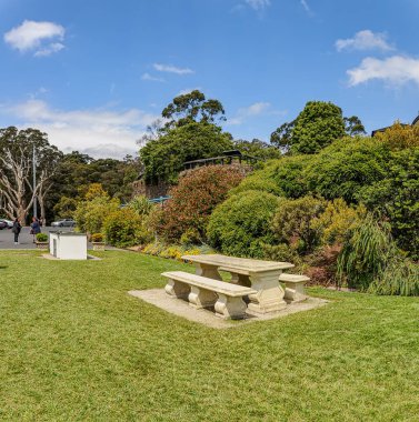 Dandenong Dağı, SkyHigh. 26 Gözlemevi Bulvarı, Dandenong Dağı VIP 3767. Avustralya. 3 Ocak 2014. Yüksek bir yerden çevreye bak.. 