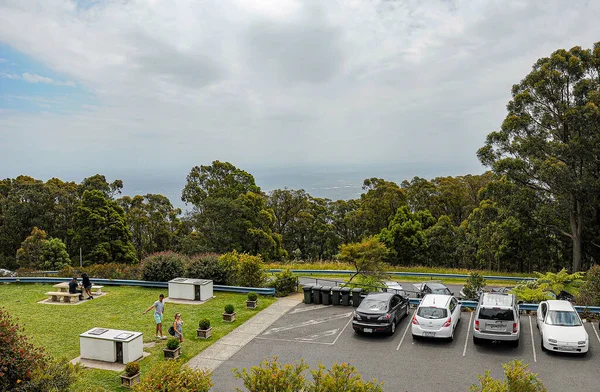 天高山丹頂 26天文台Rd Mount Dandenong Vic 3767 オーストラリアだ 2014年1月3日 高台から周辺への眺め — ストック写真