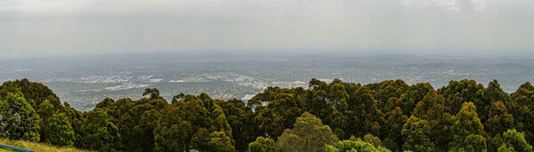 SkyHigh Mt Dandenong. 26 Observatory Rd, Mount Dandenong VIC 3767. Australia. January 3, 2014. View from a high place to the surrounding area. 