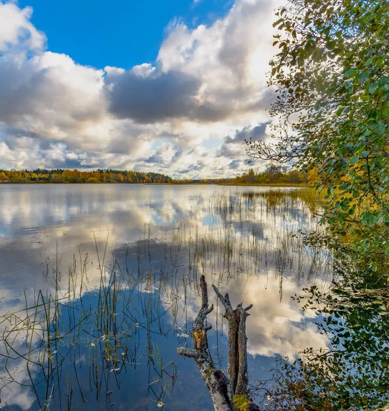 Hitolanyarvi Lake Carélie Russie Octobre 2019 Une Journée Ensoleillée Carélie — Photo